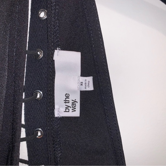 by the way. “Valerie” Lace Up Dress in Black - Picture 5 of 9